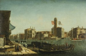 Näkymä Grand Canalille, Venetsia, n. 1743 (öljy kankaalle)