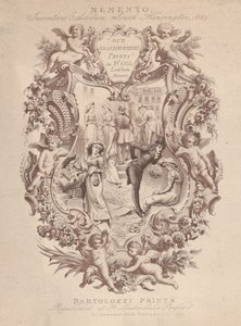 Mainos Mementolle, Inventions Exhibition, South Kensington, 1885, ca. 1885. tekijältä Francesco Bartolozzi