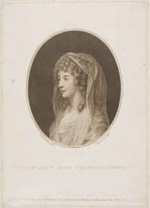 Anne kreivitär Cowper tekijältä Francesco Bartolozzi