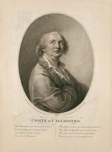 Kreivi Alessandro di Cagliostro 1743-1795. tekijältä Francesco Bartolozzi