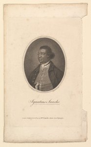 Ignatius Sancho, 1802. tekijältä Francesco Bartolozzi