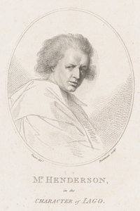 John Henderson, Iago Shakespearen Othellon hahmo, 1786. tekijältä Francesco Bartolozzi