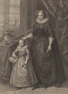 Mary, Skotlannin kuningatar, julkaistu 1779. tekijältä Francesco Bartolozzi