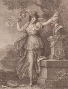 Mrs. Abington Thaliana, 20. elokuuta 1783. tekijältä Francesco Bartolozzi