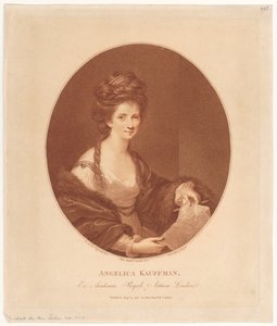 Angelika Kauffmannin muotokuva tekijältä Francesco Bartolozzi