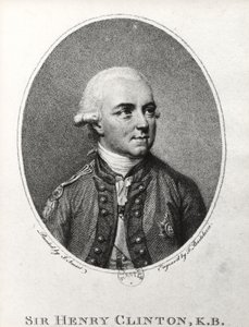 Sir Henry Clinton (1730-95) (kaiverrus) (m/w kuva)