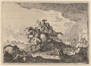 Ratsuväen taistelu tekijältä Francesco Casanova