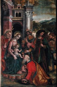 Adoration of the Magi, 1517 (katso 211851) tekijältä Francesco Casella
