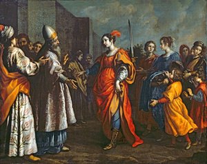 Judithin voitto, n. 1620-30 tekijältä Francesco Curradi