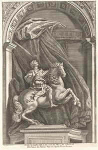 Konstantinuksen patsas, 1704-1742. tekijältä Francesco Faraone Aquila