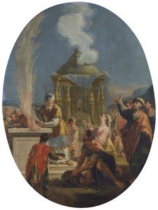 Aaronin uhri, kirjoittanut Francesco Fontebasso tekijältä Francesco Fontebasso