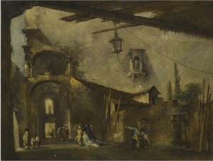 Katu Venetsiassa tekijältä Francesco Guardi