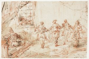 Harem kohtaus tekijältä Francesco Guardi