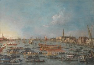 Venetsian Bucintoro-festivaali tekijältä Francesco Guardi