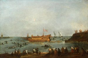 Doge vihkii itsensä Adrianmerelle tekijältä Francesco Guardi