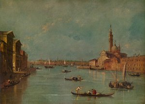 San Giorgion saari, Venetsia, 1770, 1938 tekijältä Francesco Guardi