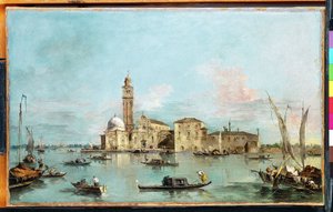 San Michelen saari, Venetsia tekijältä Francesco Guardi