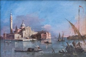 Näkymä San Giorgio Maggiorelle, Francesco Guardi tekijältä Francesco Guardi
