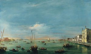 Näkymä Giudeccan kanavalle ja Zattereelle tekijältä Francesco Guardi