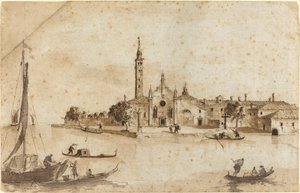 Madonna della Grazian saari tekijältä Francesco Guardi and Giacomo Guardi