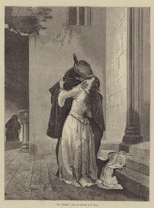 Suudelma tekijältä Francesco Hayez