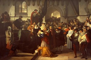 Mary Queen of Scots johdatetaan rakennustelineille tekijältä Francesco Hayez
