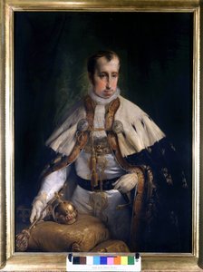 Francesco Hayezin (1791 - 1882) muotokuva Ferdinand I:stä (1793 - 1875), Itävallan keisarista. Risorgimenton museo. Milano tekijältä Francesco Hayez