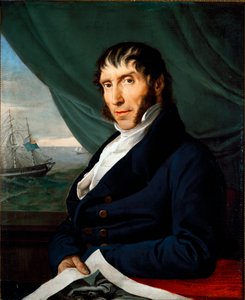 Muotokuva Francesco Pelososta, Francesco Hayezin päämecene. Francesco Hayezin maalaus (1791-1882) Yksityinen kokoelma tekijältä Francesco Hayez