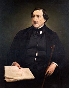Muotokuva Gioachino Rossinista (Pesaro tekijältä Francesco Hayez