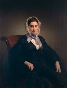 Francesco Hayezin (1791-1882) muotokuva Teresa Borrista (Alessandro Manzonin toinen vaimo) tekijältä Francesco Hayez
