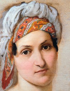 Hänen vaimonsa Vincenza Scaccian muotokuva, 1816. tekijältä Francesco Hayez