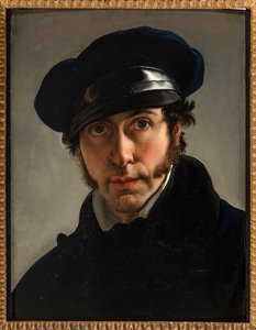Hayezin, Francescon (1791-1882) omakuva. Öljy kankaalle, c. 1822. Yksityinen kokoelma tekijältä Francesco Hayez