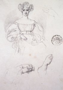 Tutkimus naisen muotokuvaan tekijältä Francesco Hayez