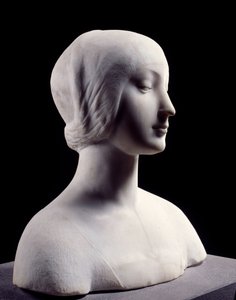 Nuoren naisen rintakuva nimeltä Beatrice d