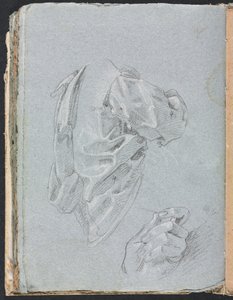 Verona Sketchbook: Verhotyöskentely vasemmalla sivulla 86, 1760. tekijältä Francesco Lorenzi
