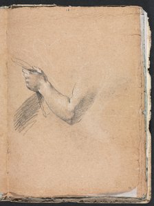 Verona Sketchbook: Vasen käsi ja käsi sivu 75, 1760. tekijältä Francesco Lorenzi