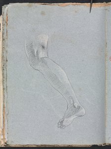 Verona Sketchbook: Vasen jalka sivu 28, 1760. tekijältä Francesco Lorenzi