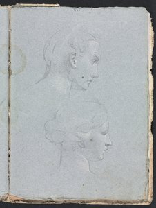 Verona Sketchbook: Kaksi päätä (sivu 85) tekijältä Francesco Lorenzi
