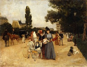 Avenue Foch, josta on näkymät Riemukaarelle,