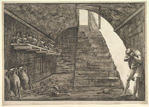 Prison Scene.n.d. tekijältä Francesco Piranesi