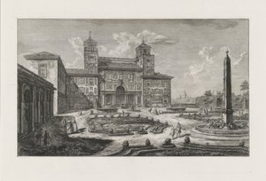 Villa Medici tekijältä Francesco Piranesi