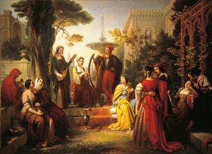 Italia, Treviso, Storytellers of Decameron