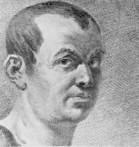 Muotokuva Giovanni Battista Piranesi 1720-78 1750 kaiverrus bw valokuva yksityiskohdasta 136353 tekijältä Francesco Polanzani
