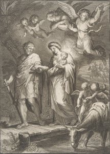 Lento Egyptiin, 1700-. tekijältä Francesco Polanzani
