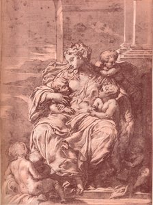 Hyväntekeväisyys, 1500-luku, 1903 tekijältä Francesco Primaticcio