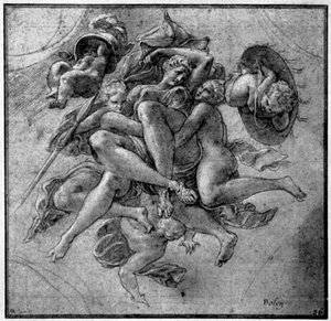 Suunnittelu Ulysses-galleriaan, Fontainebleau, 1540-luku, 1926