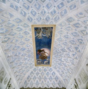 Aurinko ja kuu (fresco) tekijältä Francesco Primaticcio