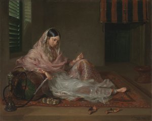 Muslimi lady makuuasentoon tekijältä Francesco Renaldi