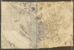 1506 Contarini-Rosellin maailmankartta tekijältä Francesco Rosselli