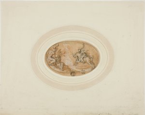 Marcus Curtius hyppää kuiluun tekijältä Francesco Salviati
